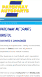 Mobile Screenshot of patchwayautoparts.co.uk